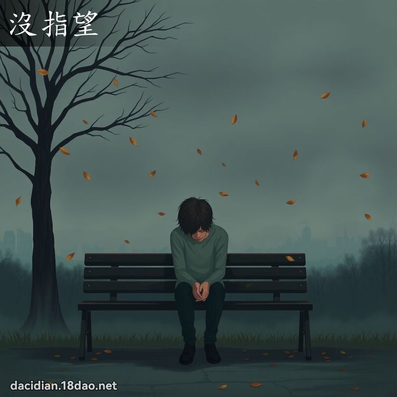沒指望 - 國語大辭典配圖