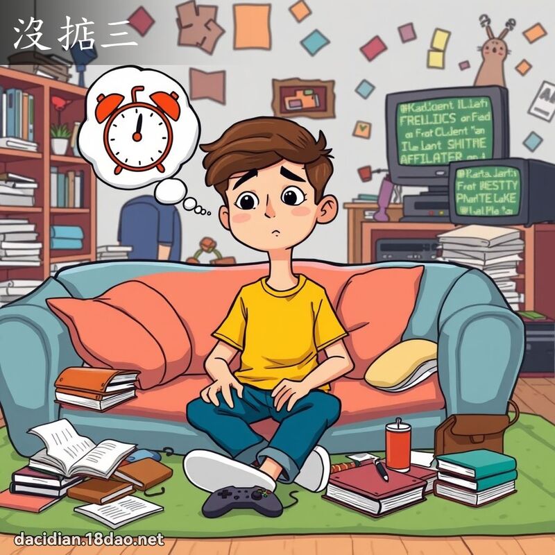 没掂三 - 国语大辞典配图