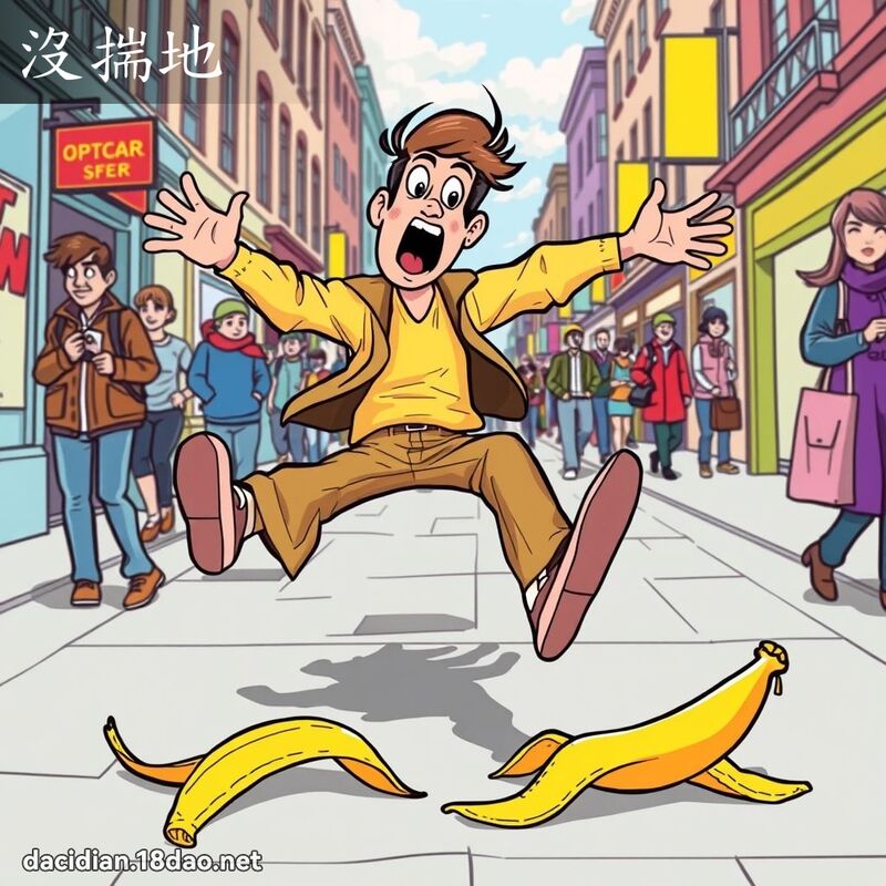 沒揣地 - 國語大辭典配圖
