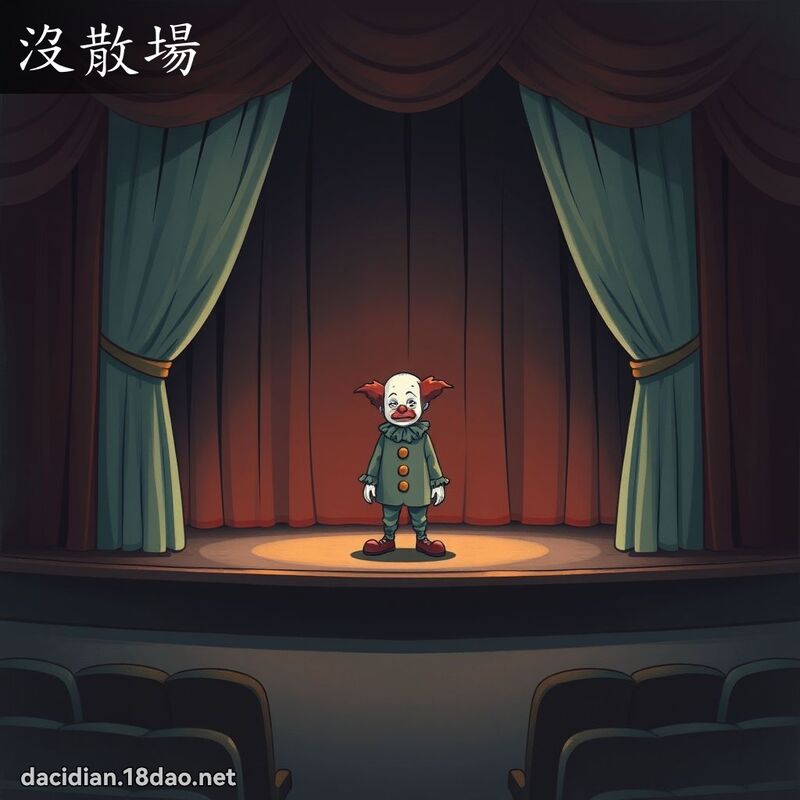 沒散場 - 國語大辭典配圖