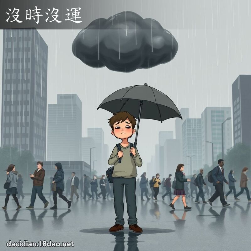 没时没运 - 国语大辞典配图