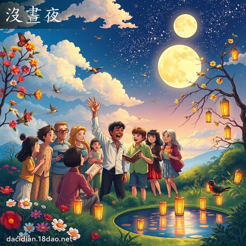 没昼夜 - 国语大辞典配图