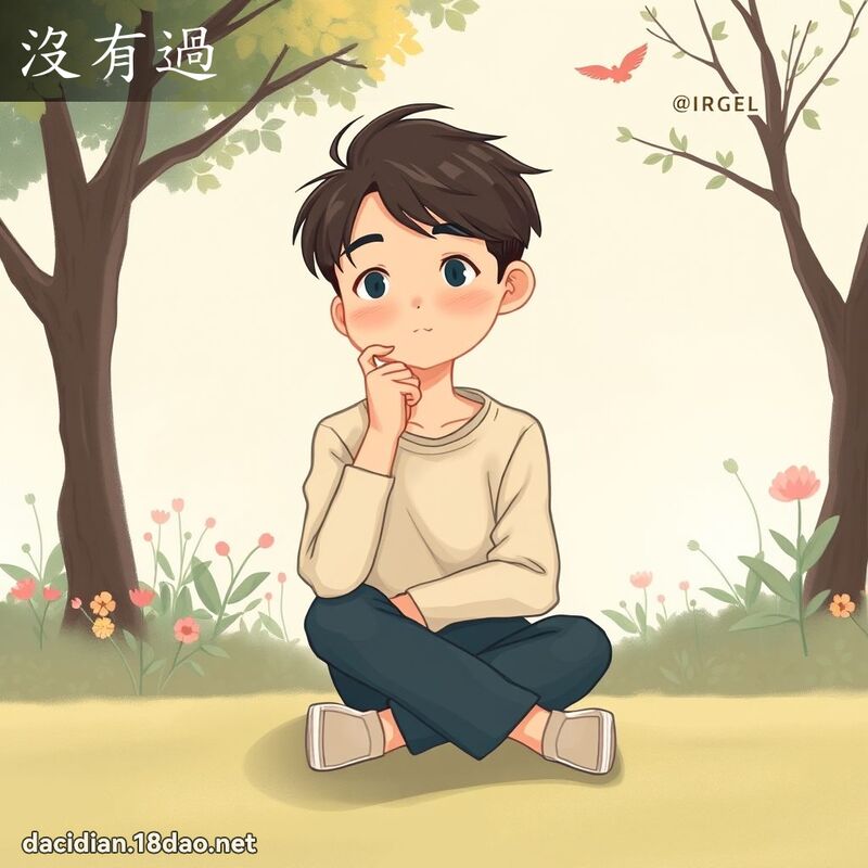 沒有過 - 國語大辭典配圖
