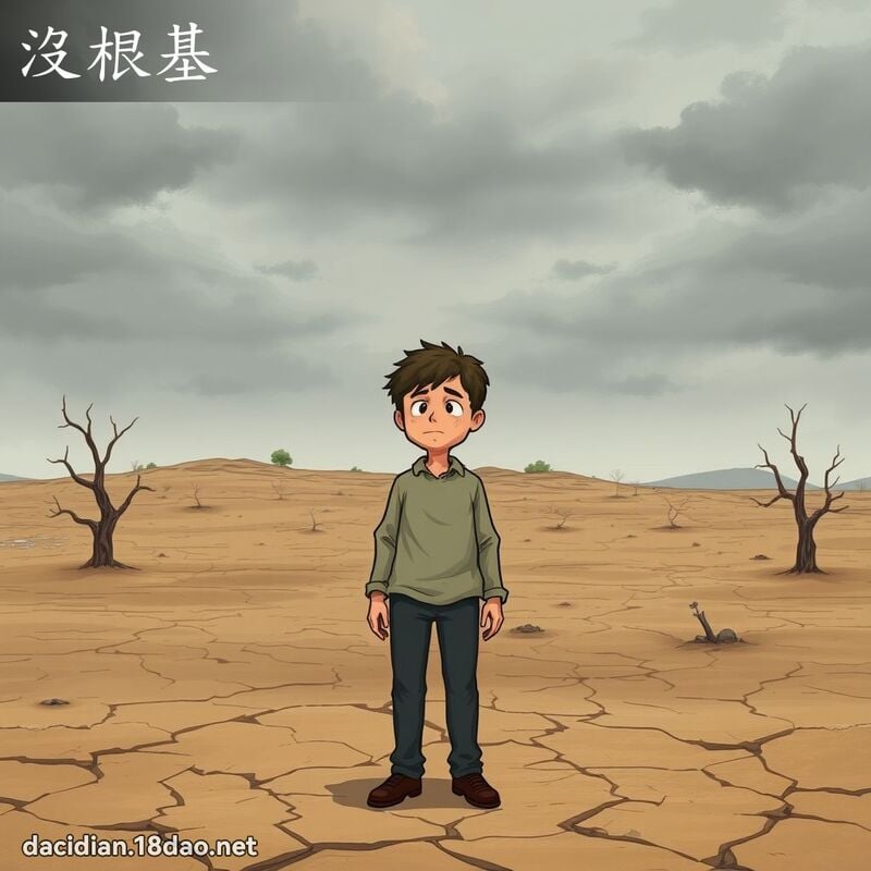 沒根基 - 國語大辭典配圖