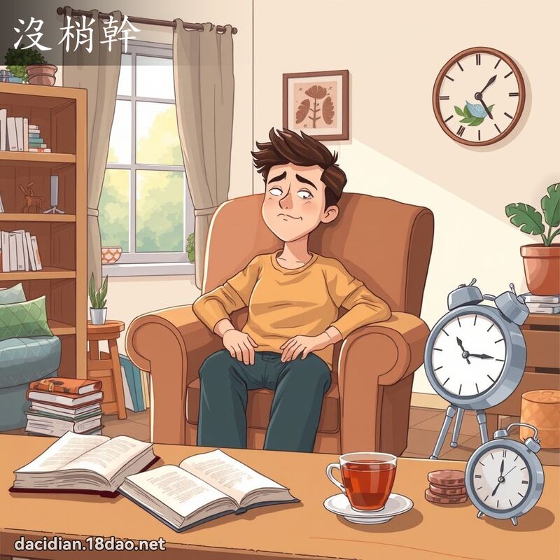 没梢干 - 国语大辞典配图