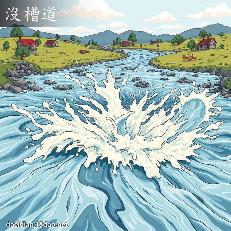 没槽道 - 国语大辞典配图
