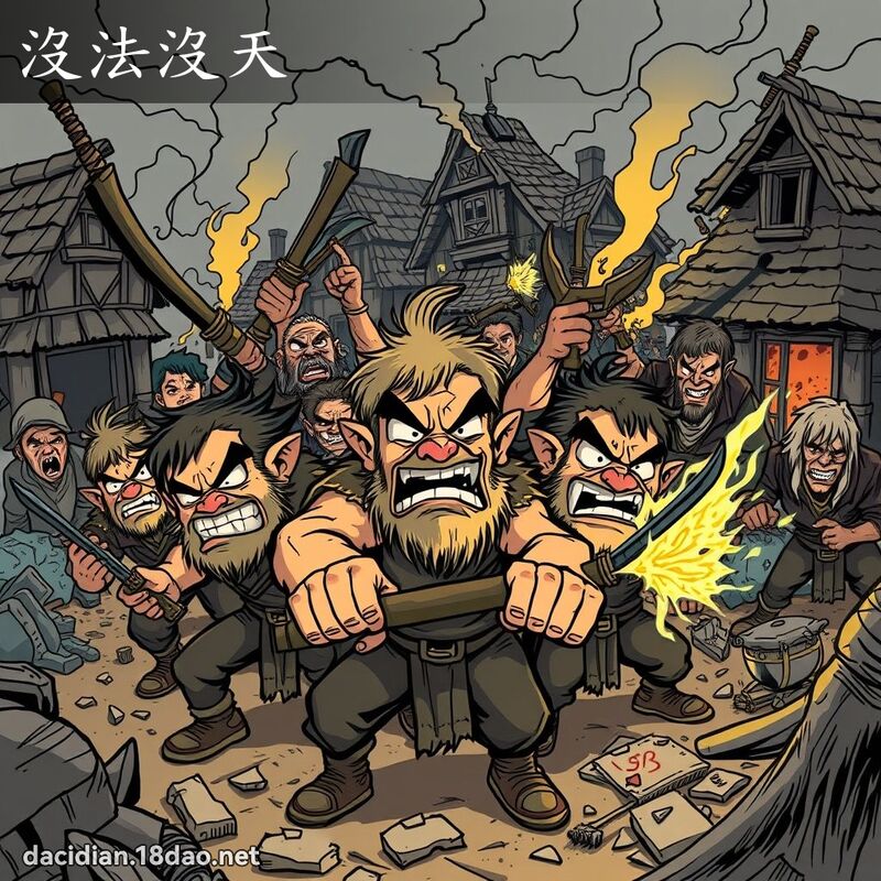 没法没天 - 国语大辞典配图