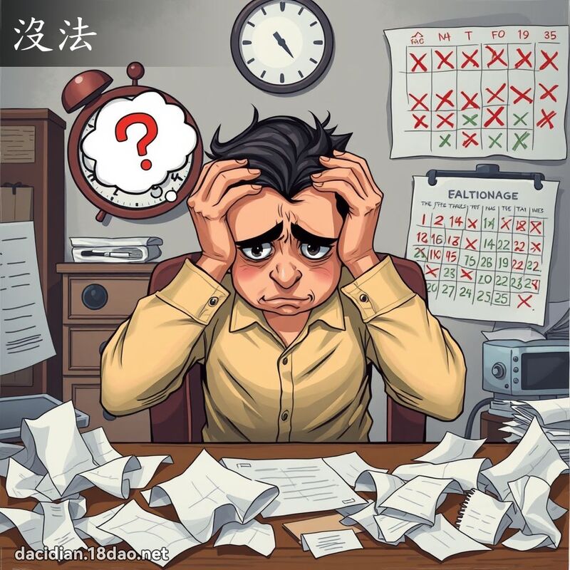 没法 - 国语大辞典配图