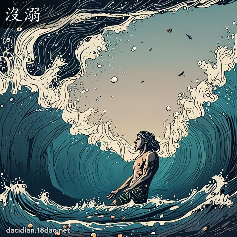 沒溺 - 國語大辭典配圖