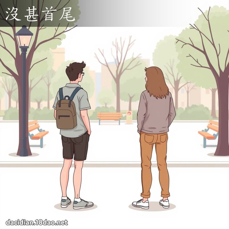 沒甚首尾 - 國語大辭典配圖