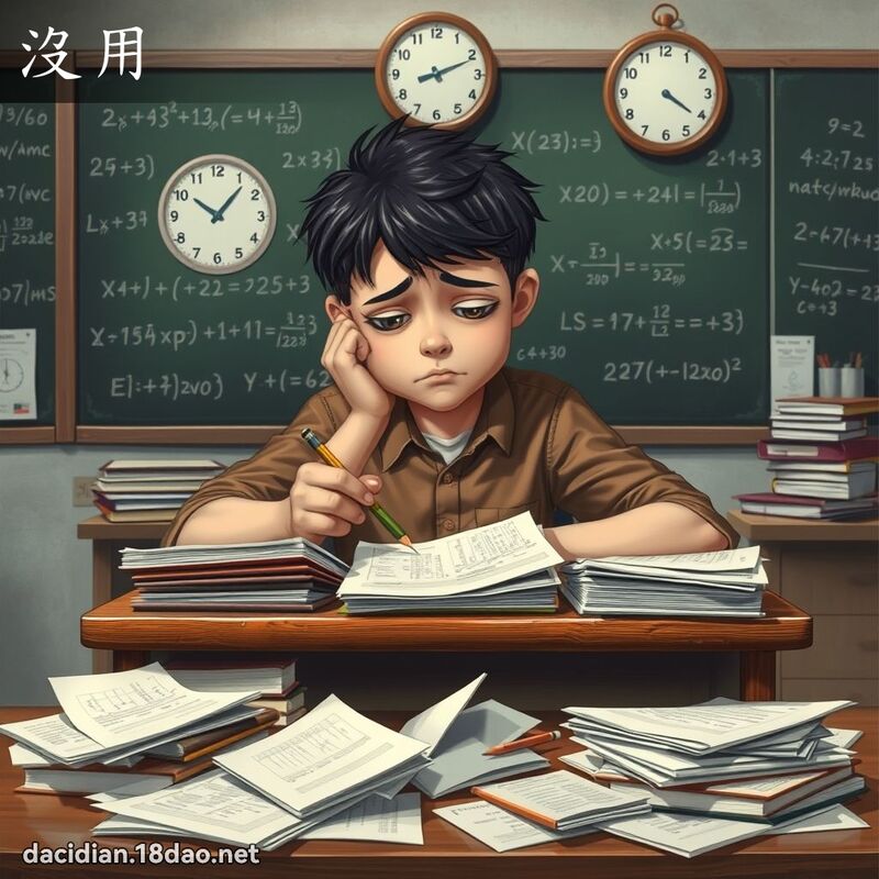 沒用 - 國語大辭典配圖
