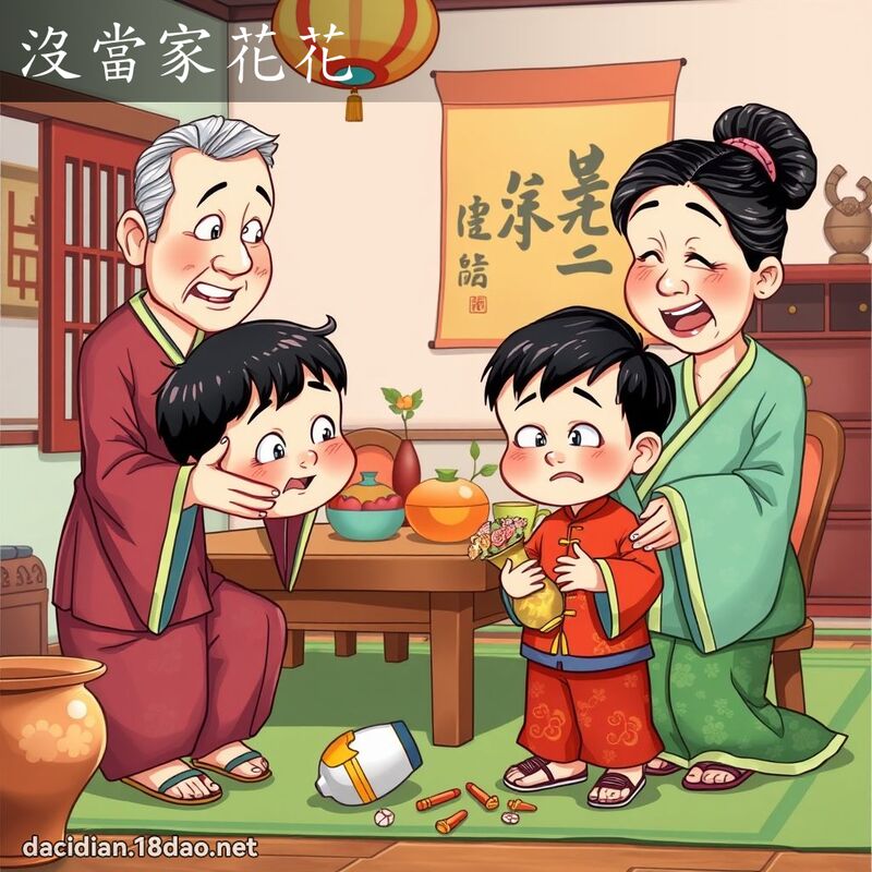 没当家花花 - 国语大辞典配图