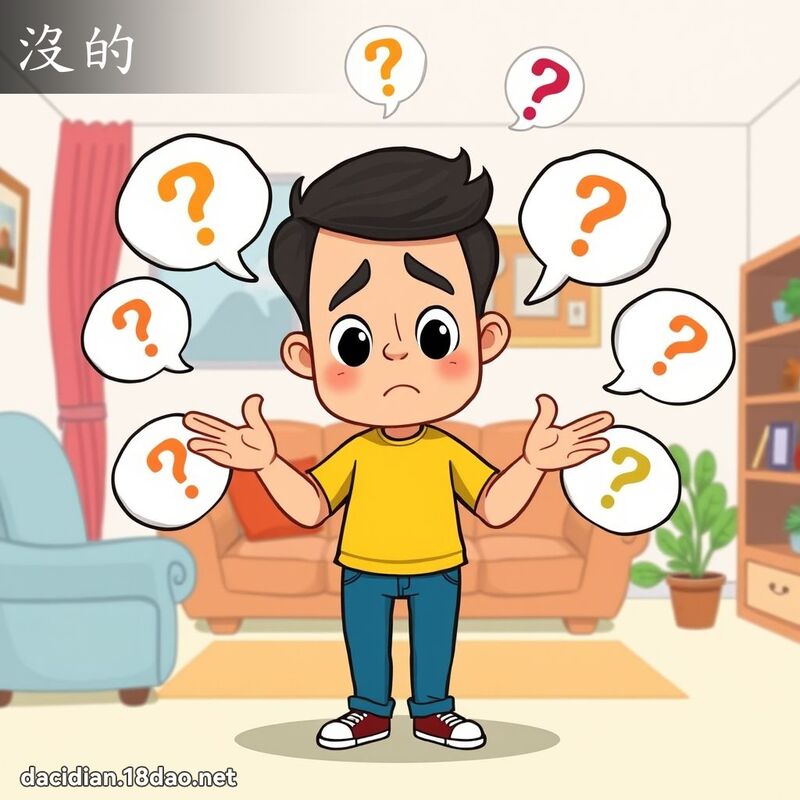 没的 - 国语大辞典配图