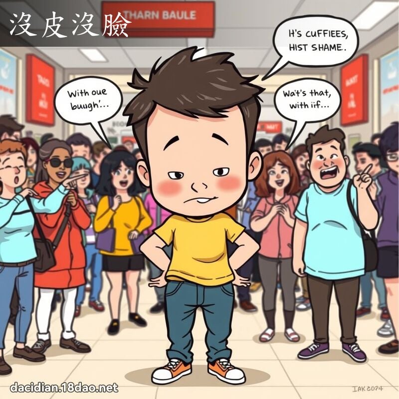 没皮没脸 - 国语大辞典配图