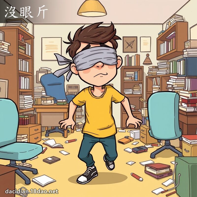 没眼斤 - 国语大辞典配图