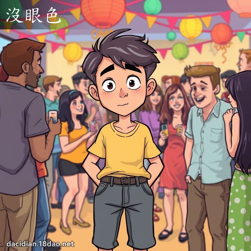 沒眼色 - 國語大辭典配圖