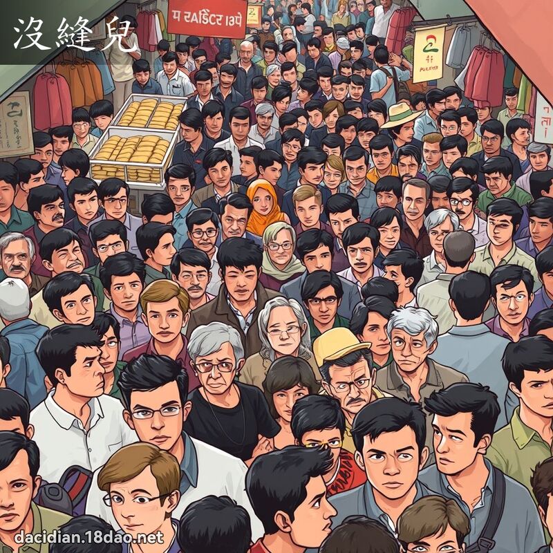 没缝儿 - 国语大辞典配图
