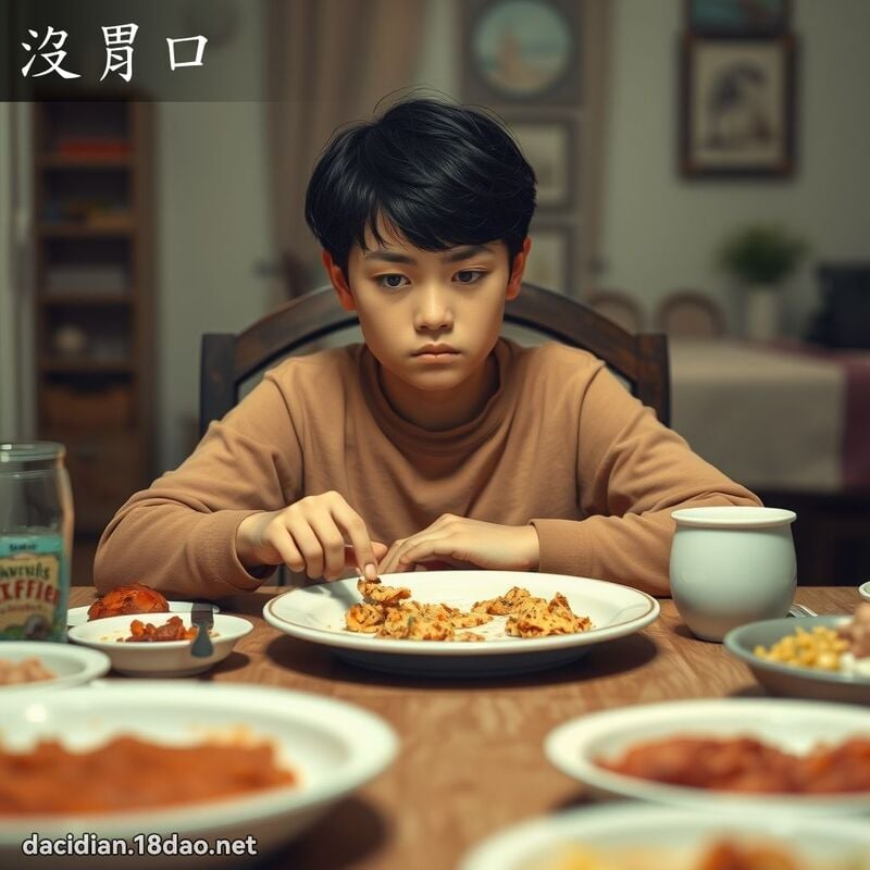 没胃口 - 国语大辞典配图