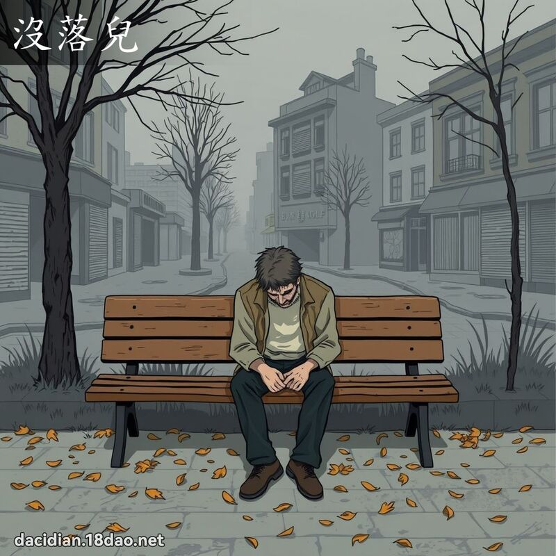 没落儿 - 国语大辞典配图