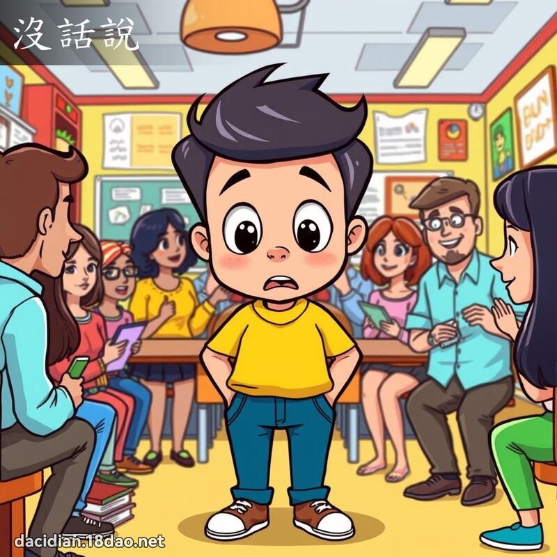 没话说 - 国语大辞典配图