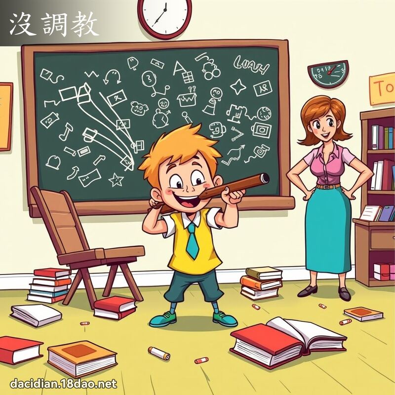 没调教 - 国语大辞典配图