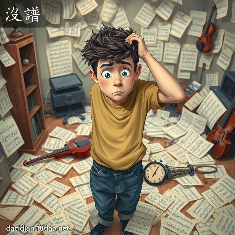 没谱 - 国语大辞典配图