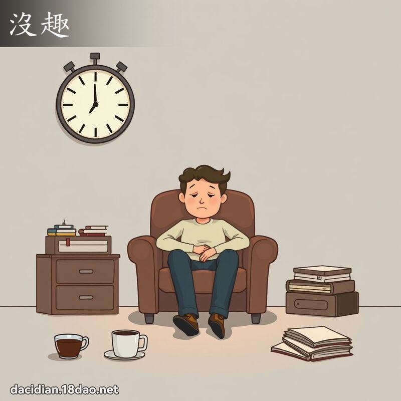 没趣 - 国语大辞典配图