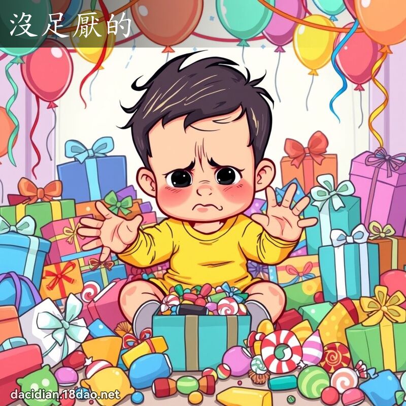 没足厌的 - 国语大辞典配图