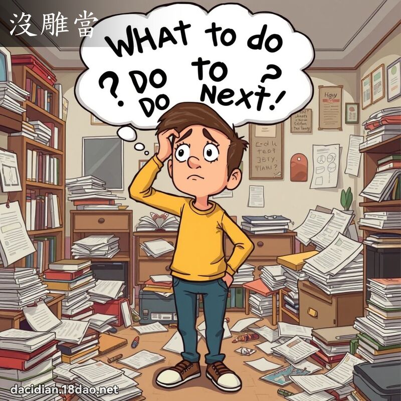 没雕当 - 国语大辞典配图