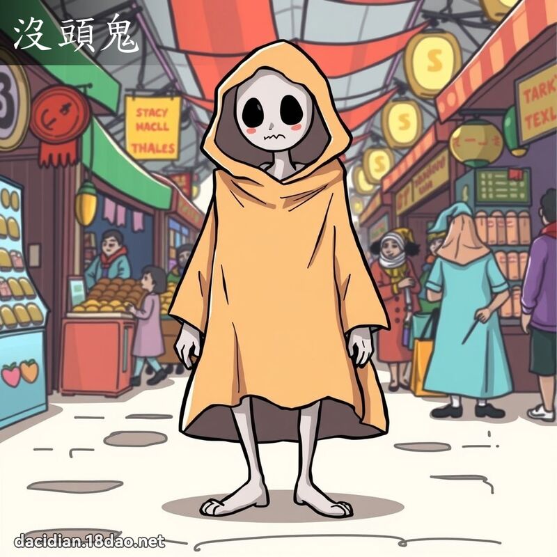 没头鬼 - 国语大辞典配图