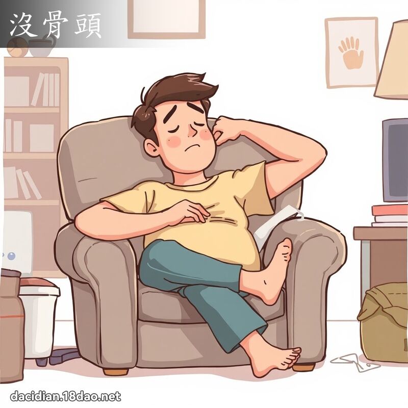 没骨头 - 国语大辞典配图