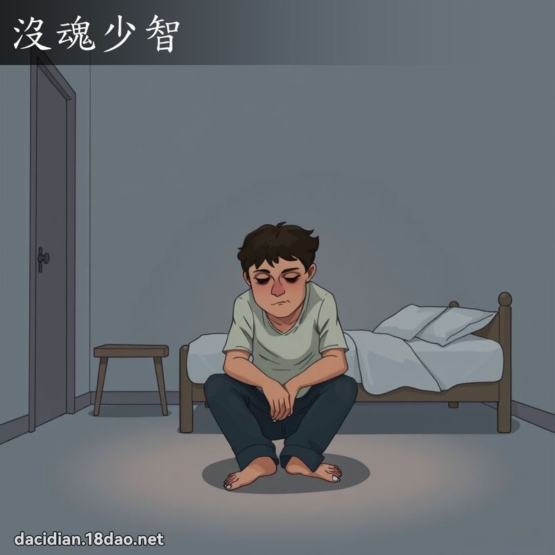 沒魂少智 - 國語大辭典配圖
