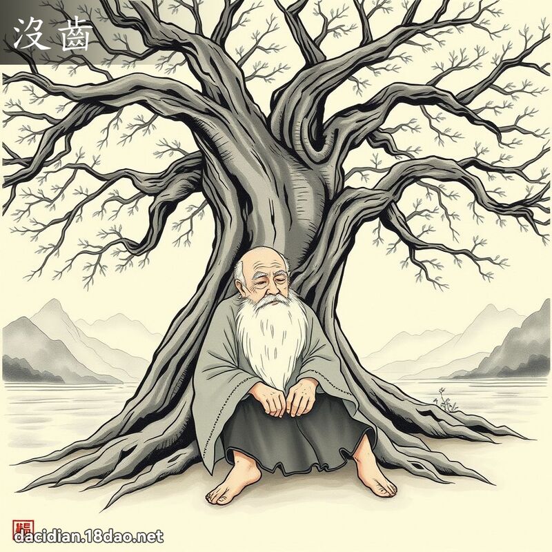 没齿 - 国语大辞典配图