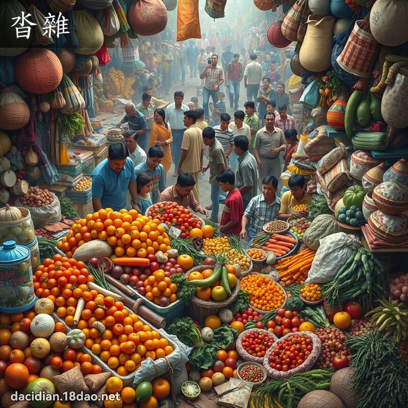 沓杂 - 国语大辞典配图