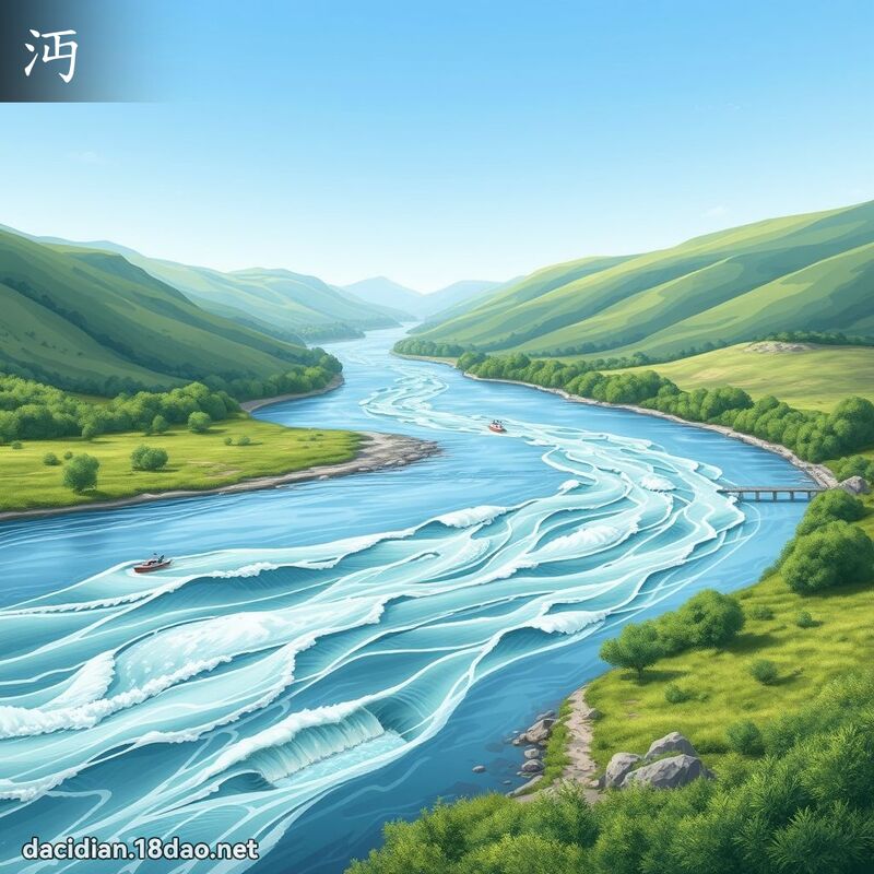 沔 - 國語大辭典配圖
