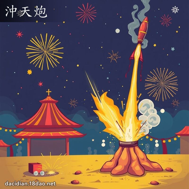 沖天炮 - 國語大辭典配圖