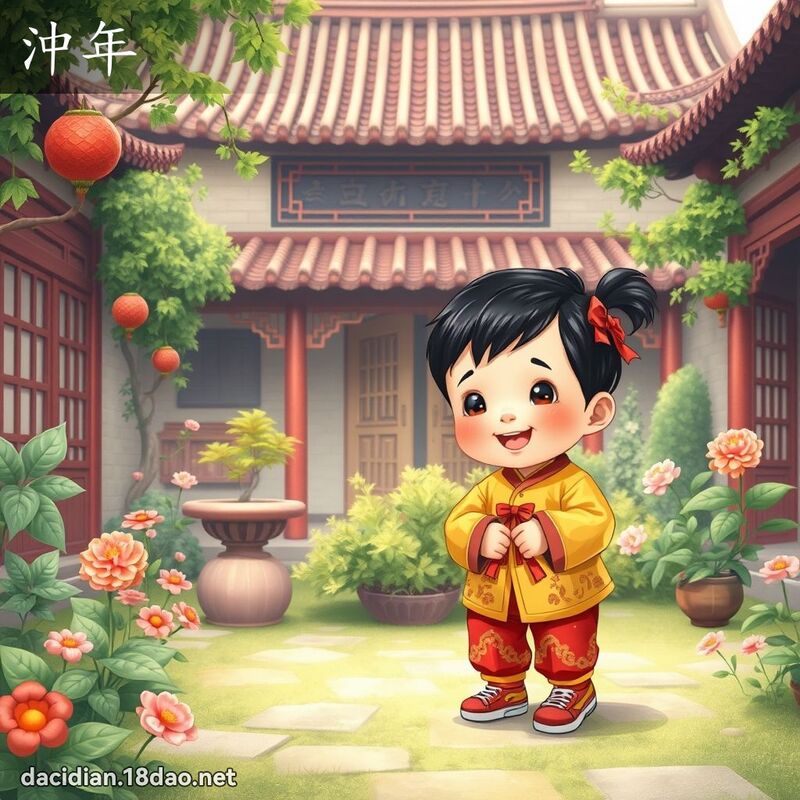 沖年 - 國語大辭典配圖