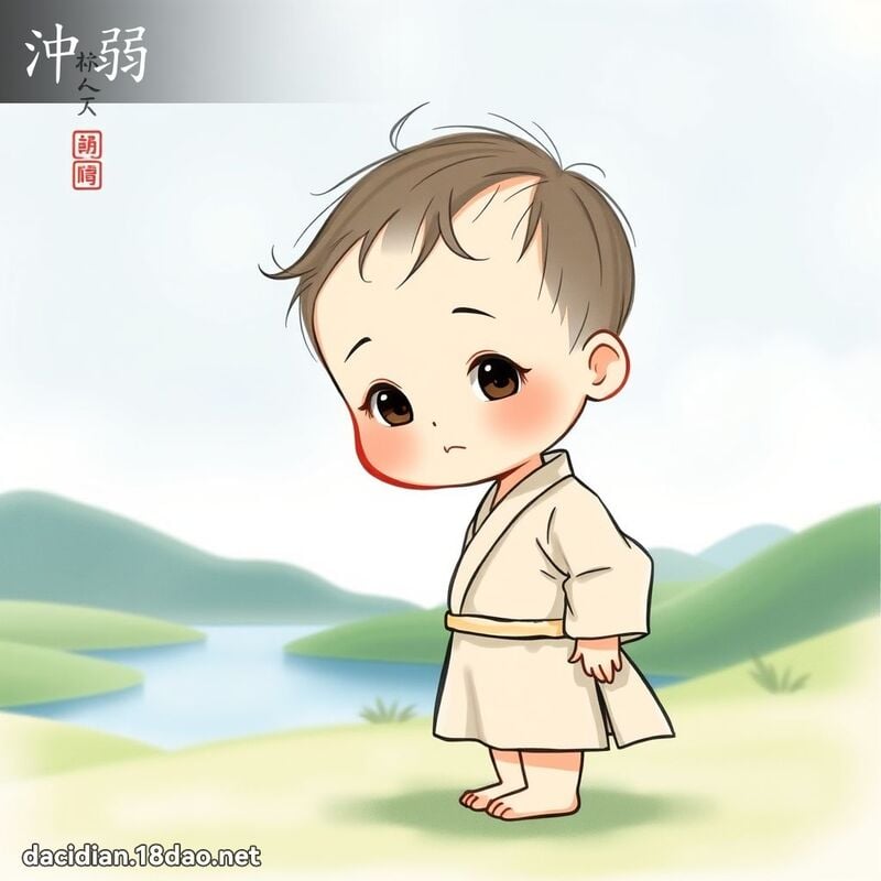 沖弱 - 國語大辭典配圖