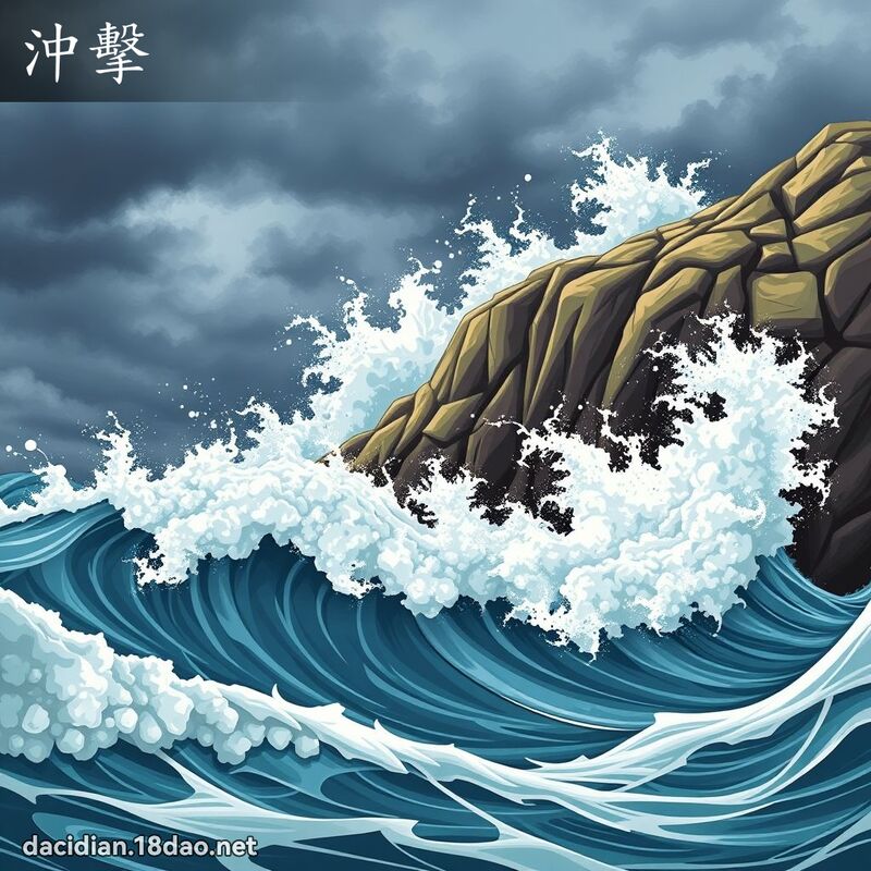 冲击 - 国语大辞典配图