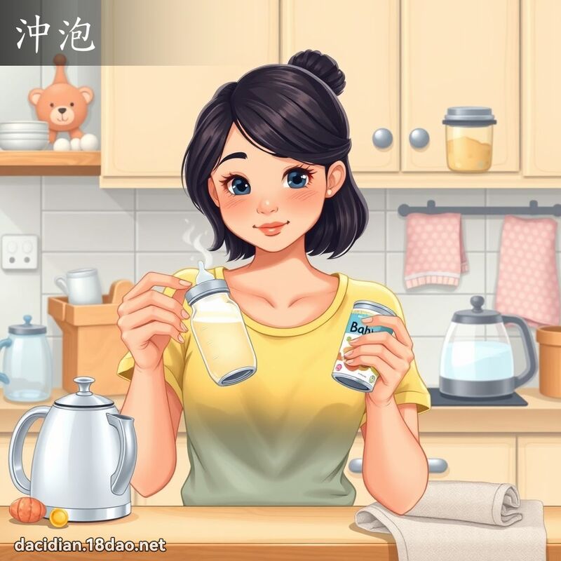 冲泡 - 国语大辞典配图