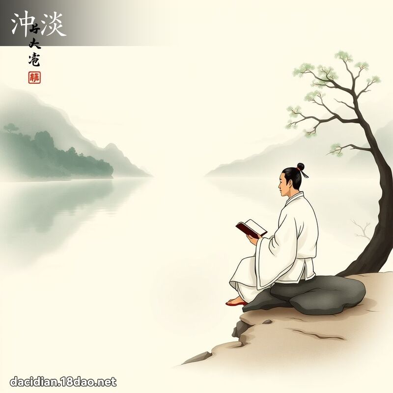 冲淡 - 国语大辞典配图