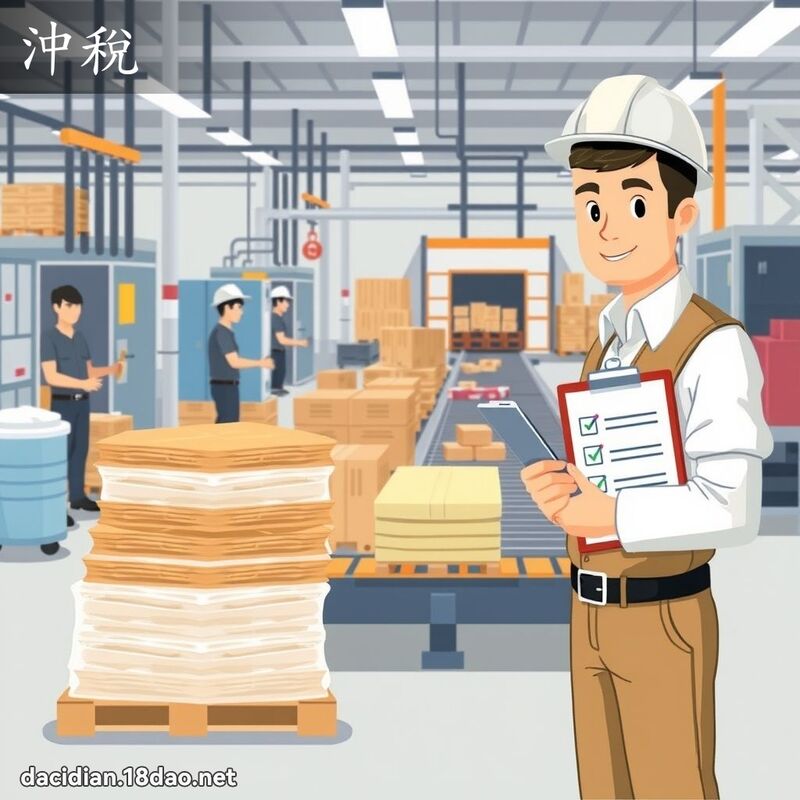 冲税 - 国语大辞典配图