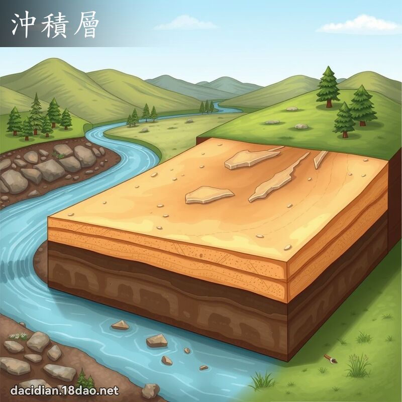 冲积层 - 国语大辞典配图