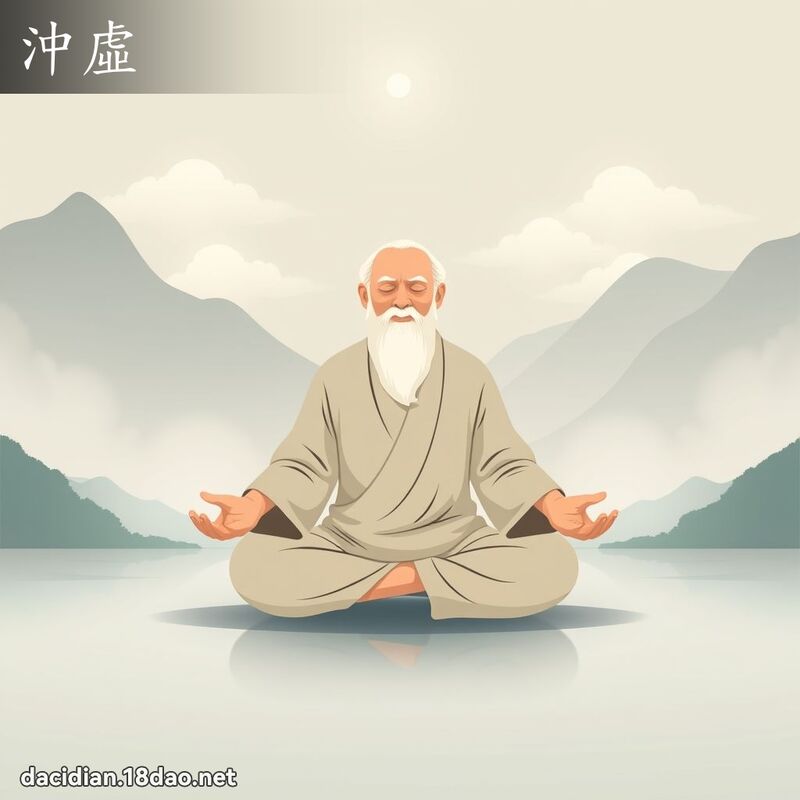 冲虚 - 国语大辞典配图
