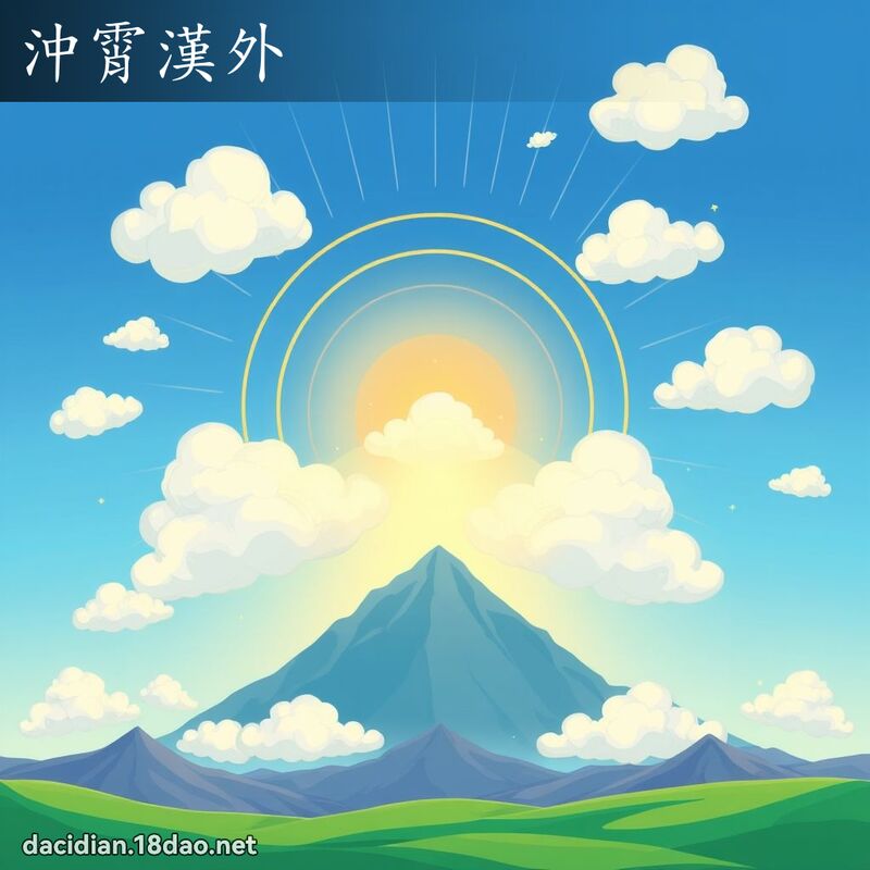 冲霄汉外 - 国语大辞典配图