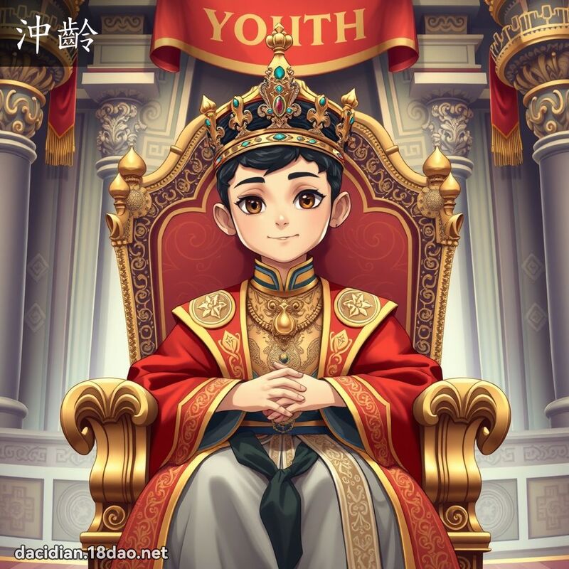 冲龄 - 国语大辞典配图