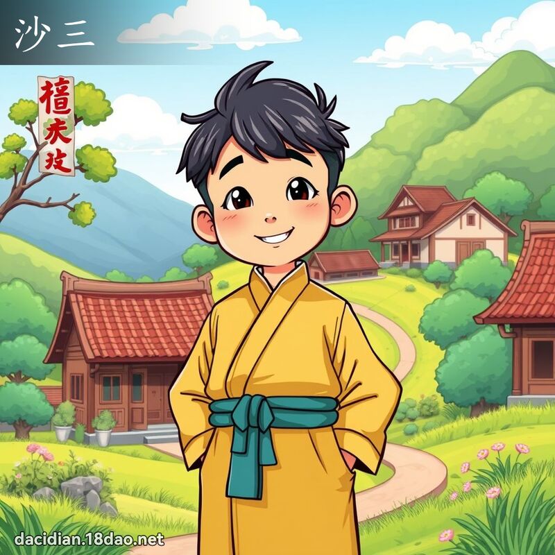沙三 - 國語大辭典配圖