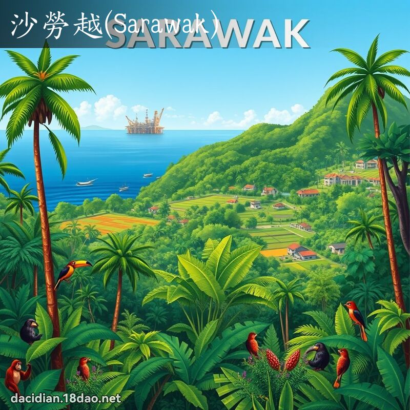 沙劳越(Sarawak) - 国语大辞典配图