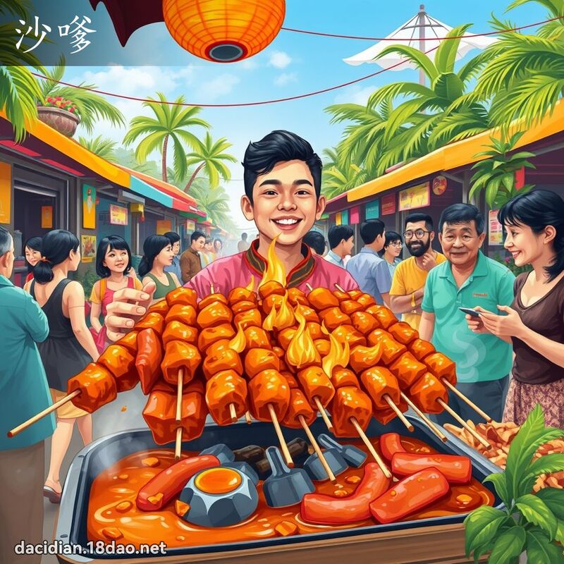 沙嗲 - 国语大辞典配图