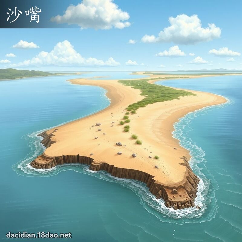 沙嘴 - 國語大辭典配圖